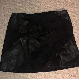 Black Leather Skirt